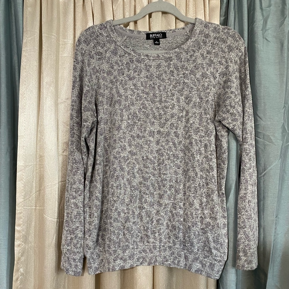 H&M Gray Patterned Sweater
